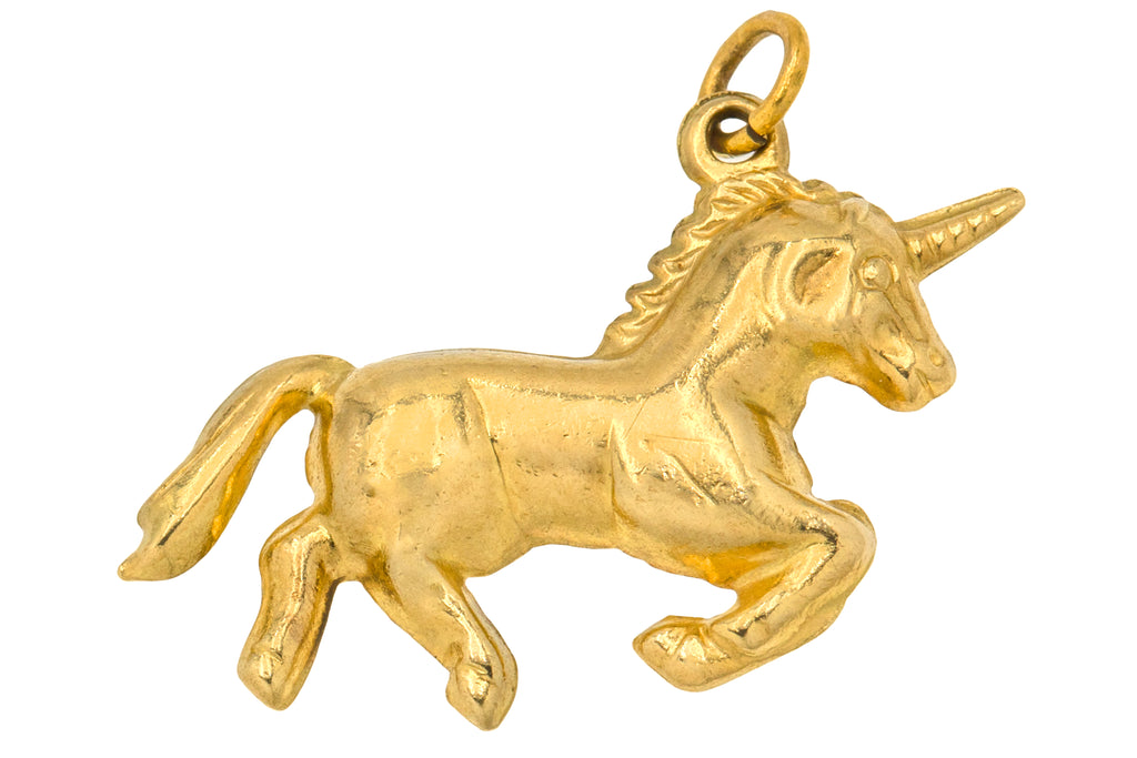 9ct Gold Unicorn Charm