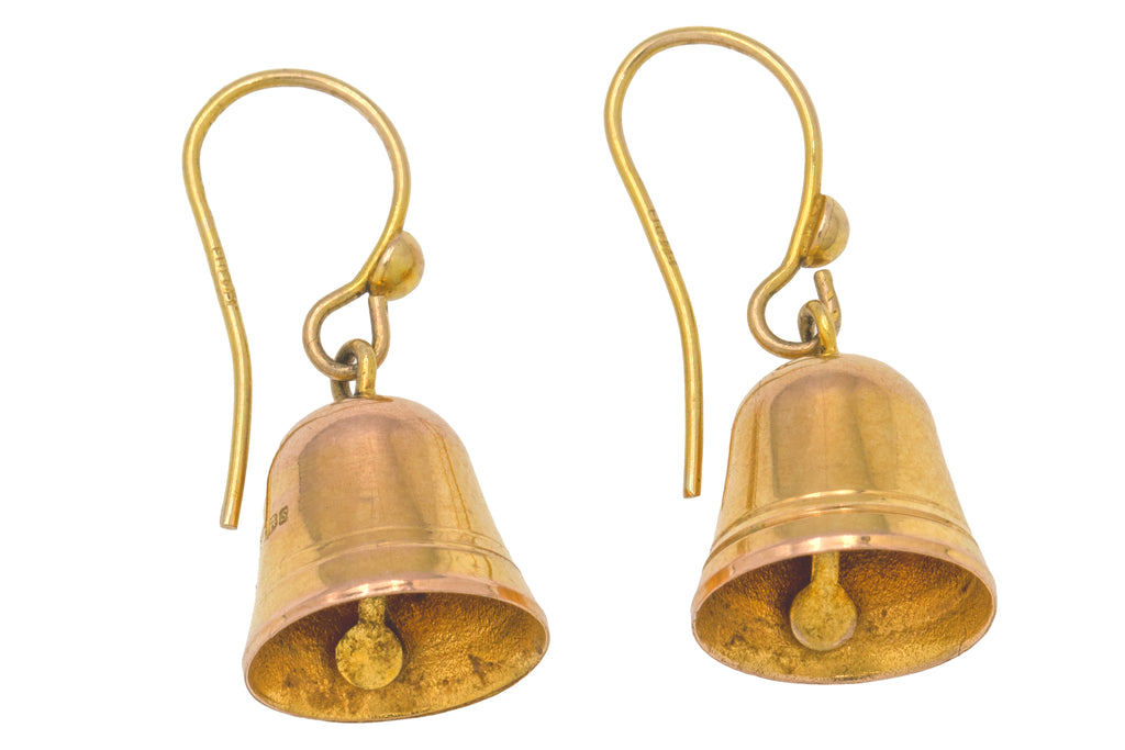 9ct Gold Bell Earrings