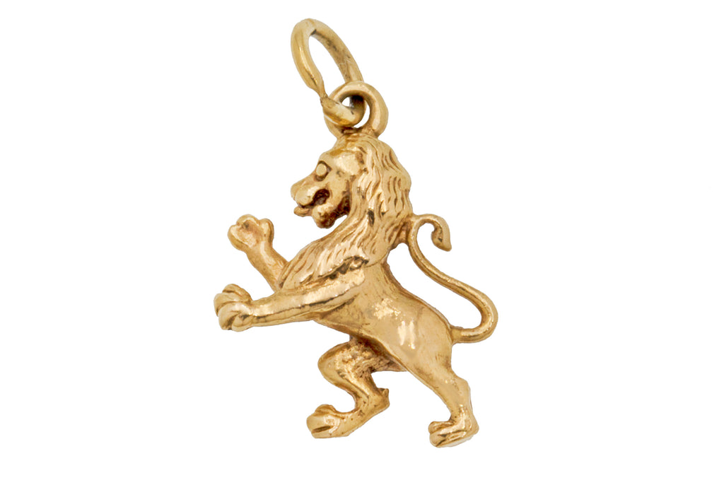 9ct Gold Lion Charm
