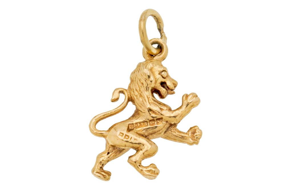 9ct Gold Lion Charm