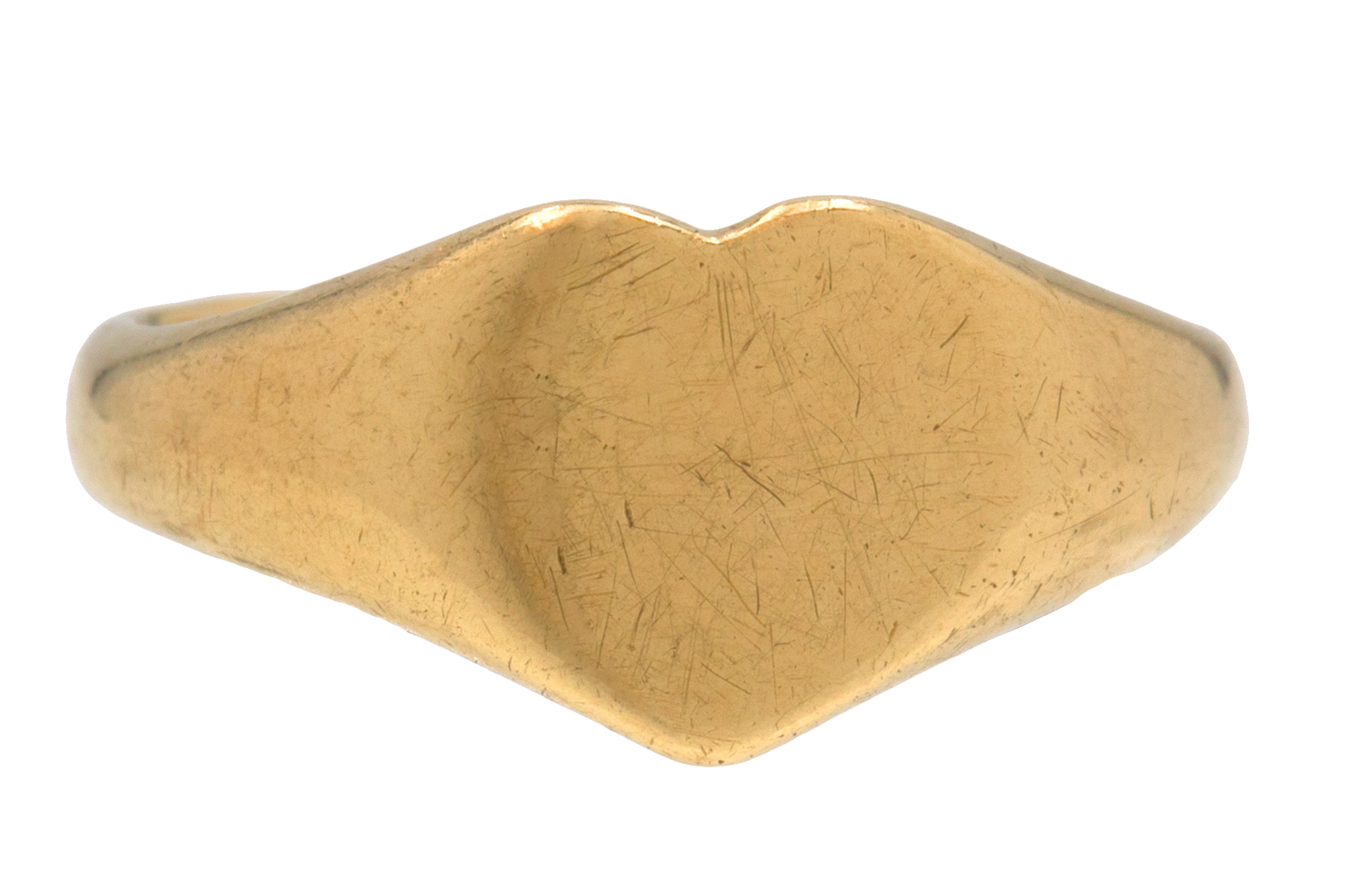 9ct Gold Heart Signet Ring – Lillicoco