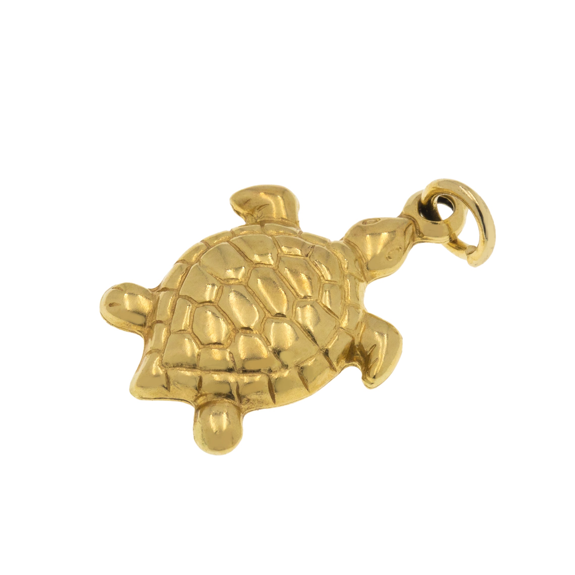 Gold Turtle Stack 14ct Gold Turtle Charm