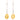 Edwardian 9ct White Gold Citrine Pearl Drop Earrings, 11.50ct