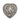 Edwardian Silver Heart Shaped Trinket Box, c.1901