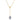 Edwardian 18ct Gold Aquamarine Pearl Drop Necklace, 4.00ct Aquamarine