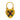 Antique 15ct Gold Emerald Heart Padlock, Locket-Back Pendant