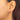 9ct Gold Sapphire Huggie Hoop Earrings