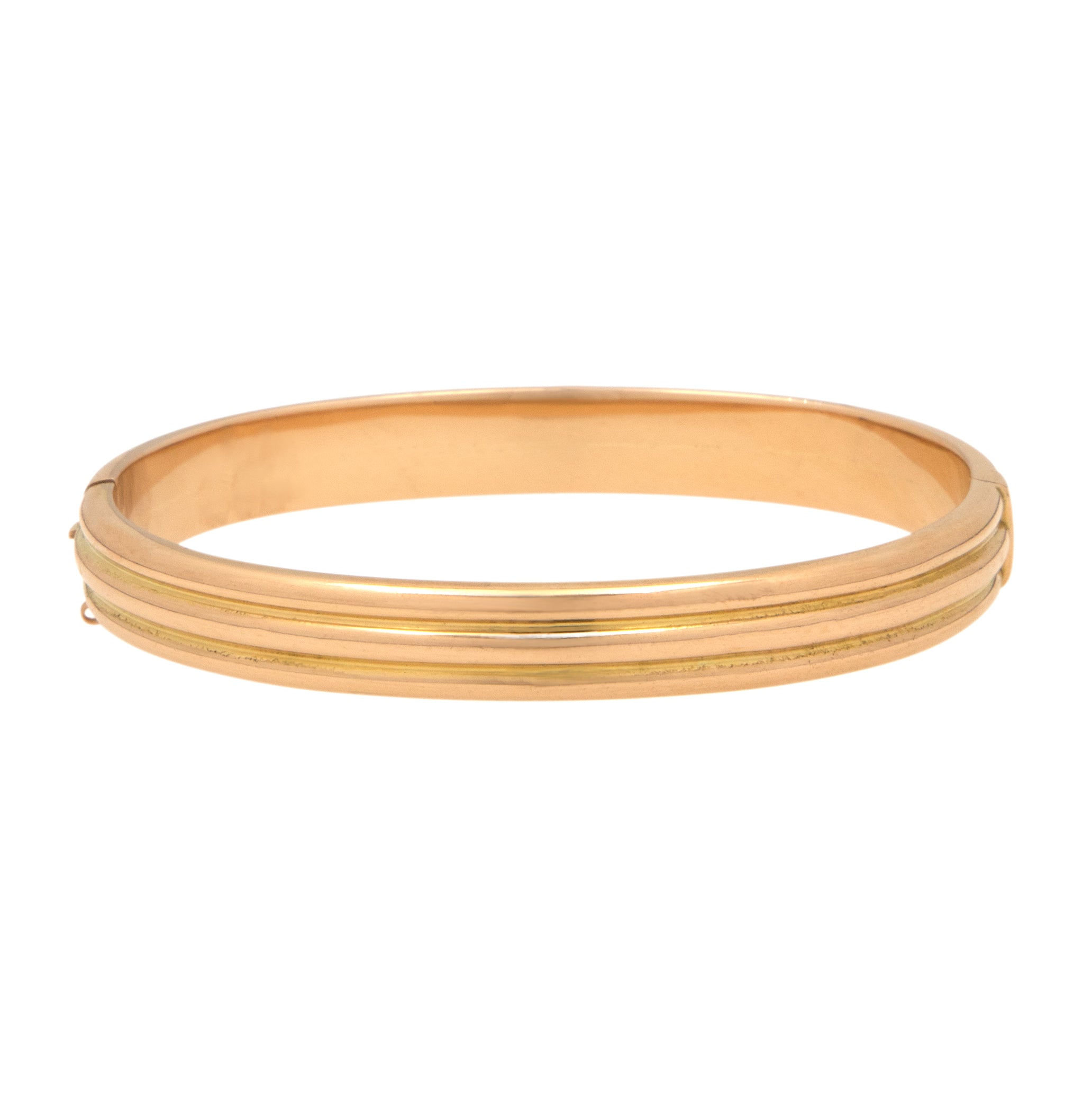 Texture Bangles Chunky Antique 15ct Gold Textured Bangle