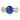 Art Deco Sapphire Diamond Bow Ring, 1.45ct Sapphire