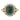 ASPREY & CO 18ct Gold Natural Sapphire Diamond Cluster Ring, 2.70ct Sapphire