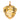 9ct Gold Citrine Heart Pendant, 23.00ct