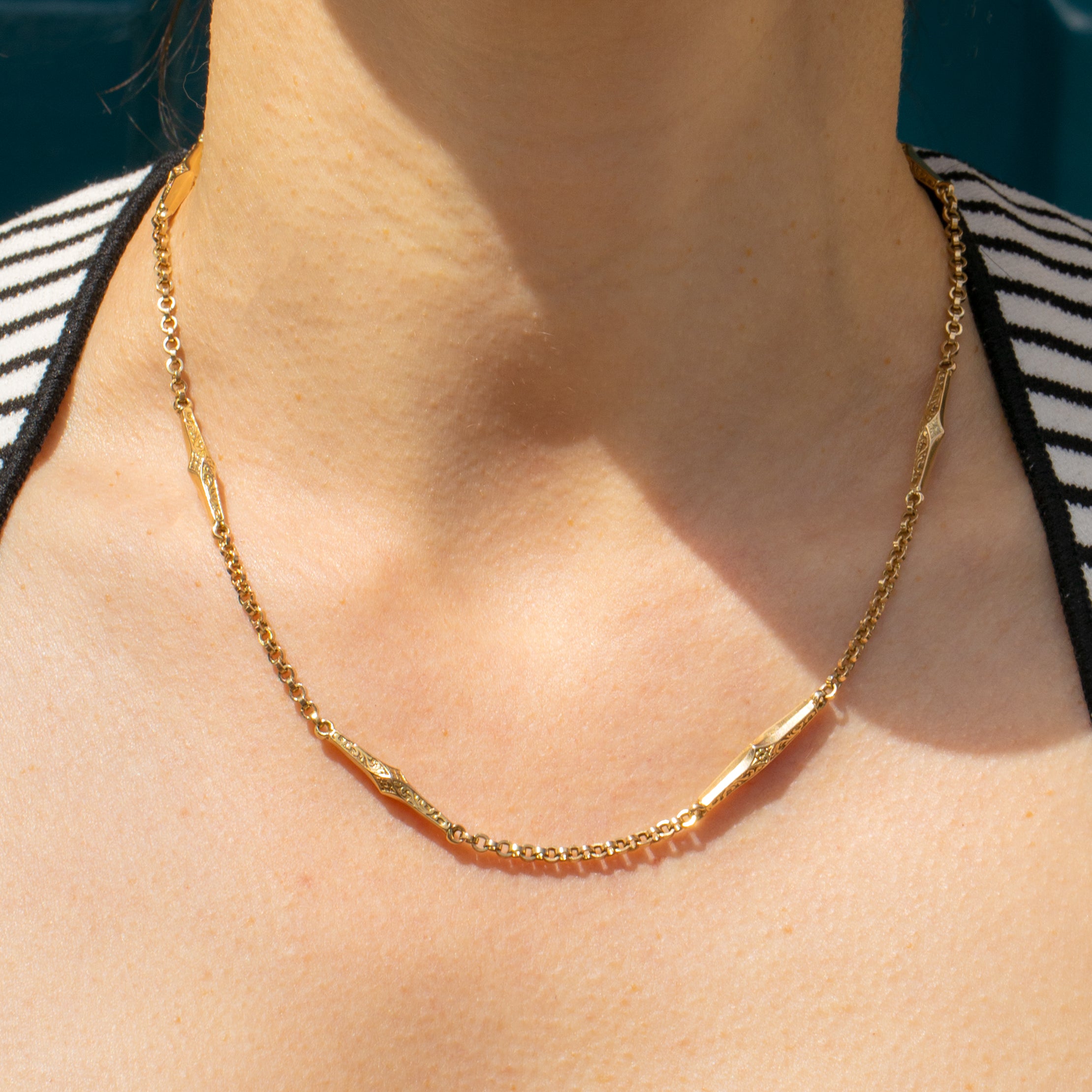 Engraved Chain Model 17.5