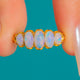 Victorian 18ct Gold Five Stone Opal Ring