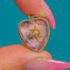 Victorian 15ct Gold Amethyst Pearl Star Heart Pendant