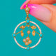 Antique 15ct Gold Turquoise Pearl Enamel Pendant c.1880