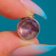 Antique Silver Foiled Purple Quartz Charm, 2.30ct