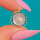 Antique 9ct Gold Moonstone Cabochon Charm