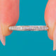 Art Deco Platinum Diamond Eternity Ring 0.40ct, Engraved Profile