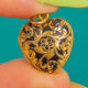 Victorian 18ct Gold Enamel Puffy Heart Locket Charm