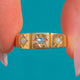 15ct Gold Pearl Diamond Gypsy Ring c.1875