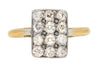 Art Deco 18ct Gold Diamond Panel Ring, 0.50ct