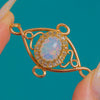 Victorian 18ct Gold Opal & Diamond Pendant