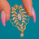 Edwardian 9ct Gold Opal Pearl Lavalier Pendant