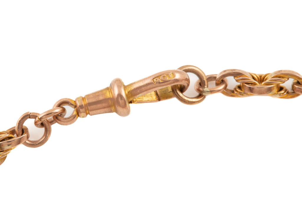 Victorian Gold Fancy Lover's Knot Bracelet, 7 & 7/8" (6.5g)