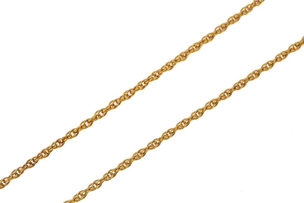 Solid 9ct Gold Prince of Wales Chain, 25" (7g)