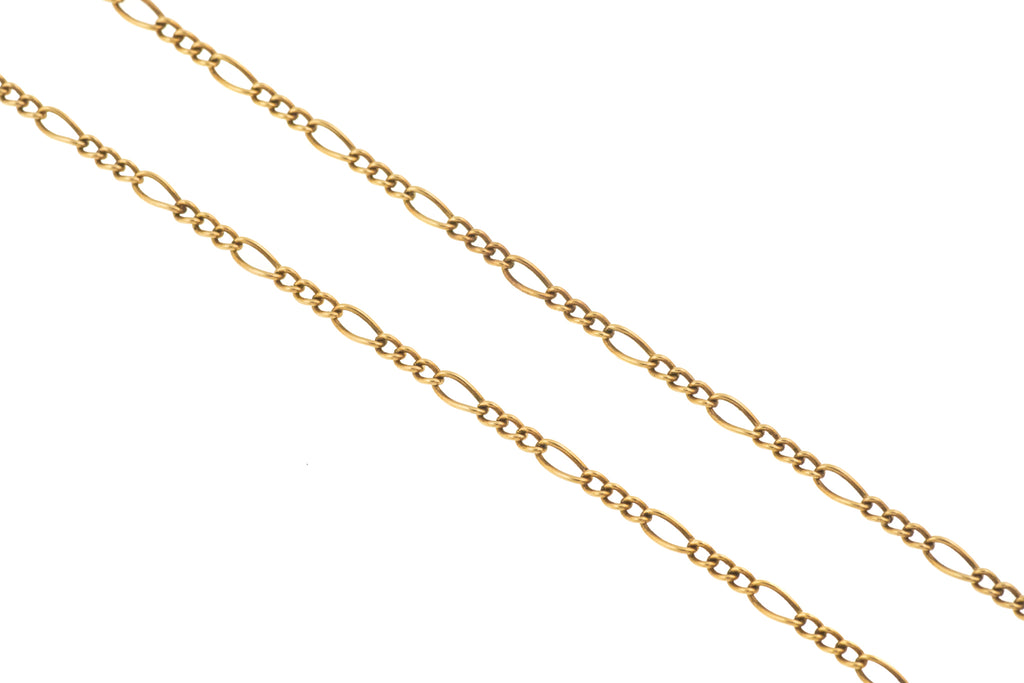 19" Edwardian Gold Figaro Chain (2.8g)
