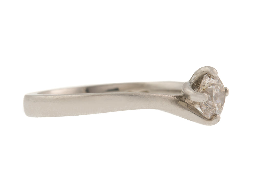 0.36ct Diamond Solitaire Platinum Engagement Ring (I-J, SI)