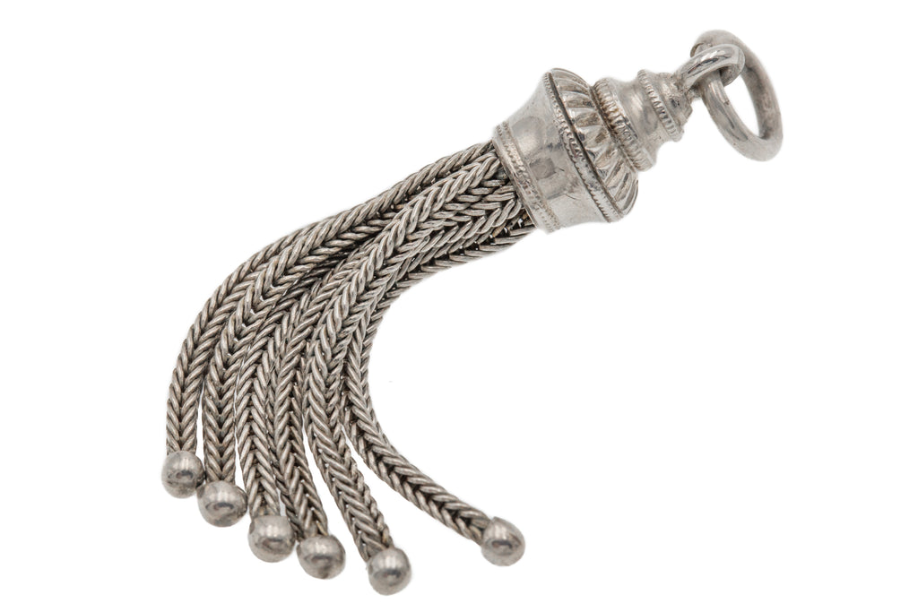Victorian Silver Tassel Pendant
