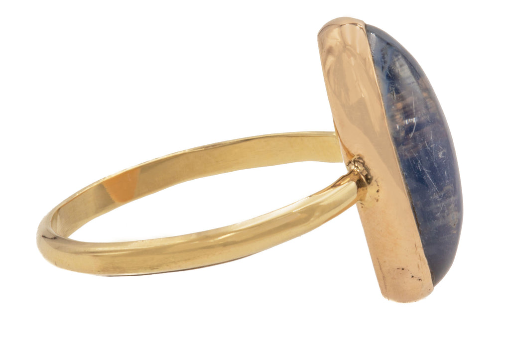 Antique 9ct Gold Oval Moonstone Ring, 3.00ct