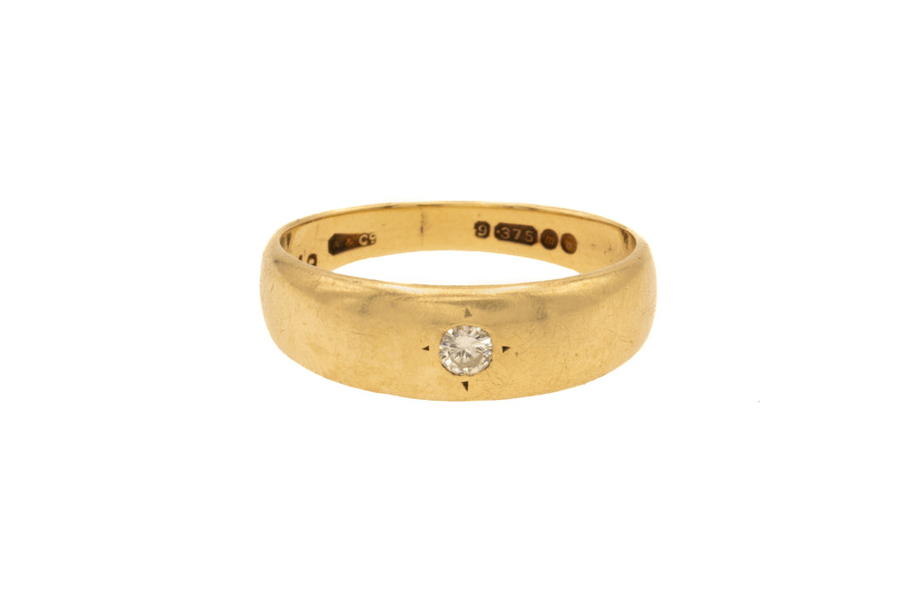 9ct Gold Diamond "Gypsy" Ring