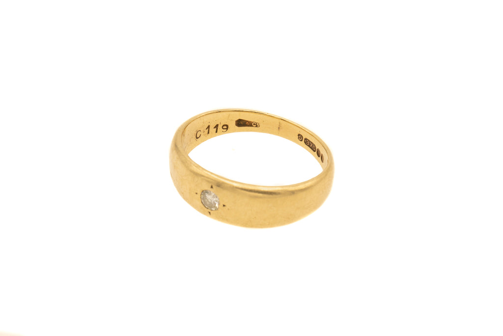 9ct Gold Diamond "Gypsy" Ring
