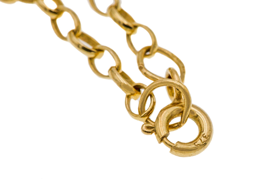 18" 9ct Gold Skinny Belcher Chain, 4.6g