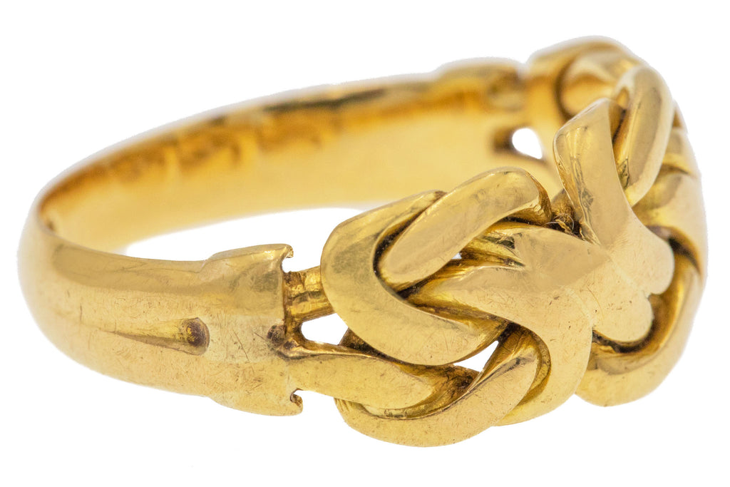 Victorian 18ct Gold Knot Ring, 6g
