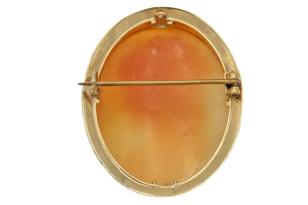 9ct Gold Cameo Brooch, Lady's Portrait