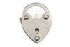 Metal Heart Padlock Pendant