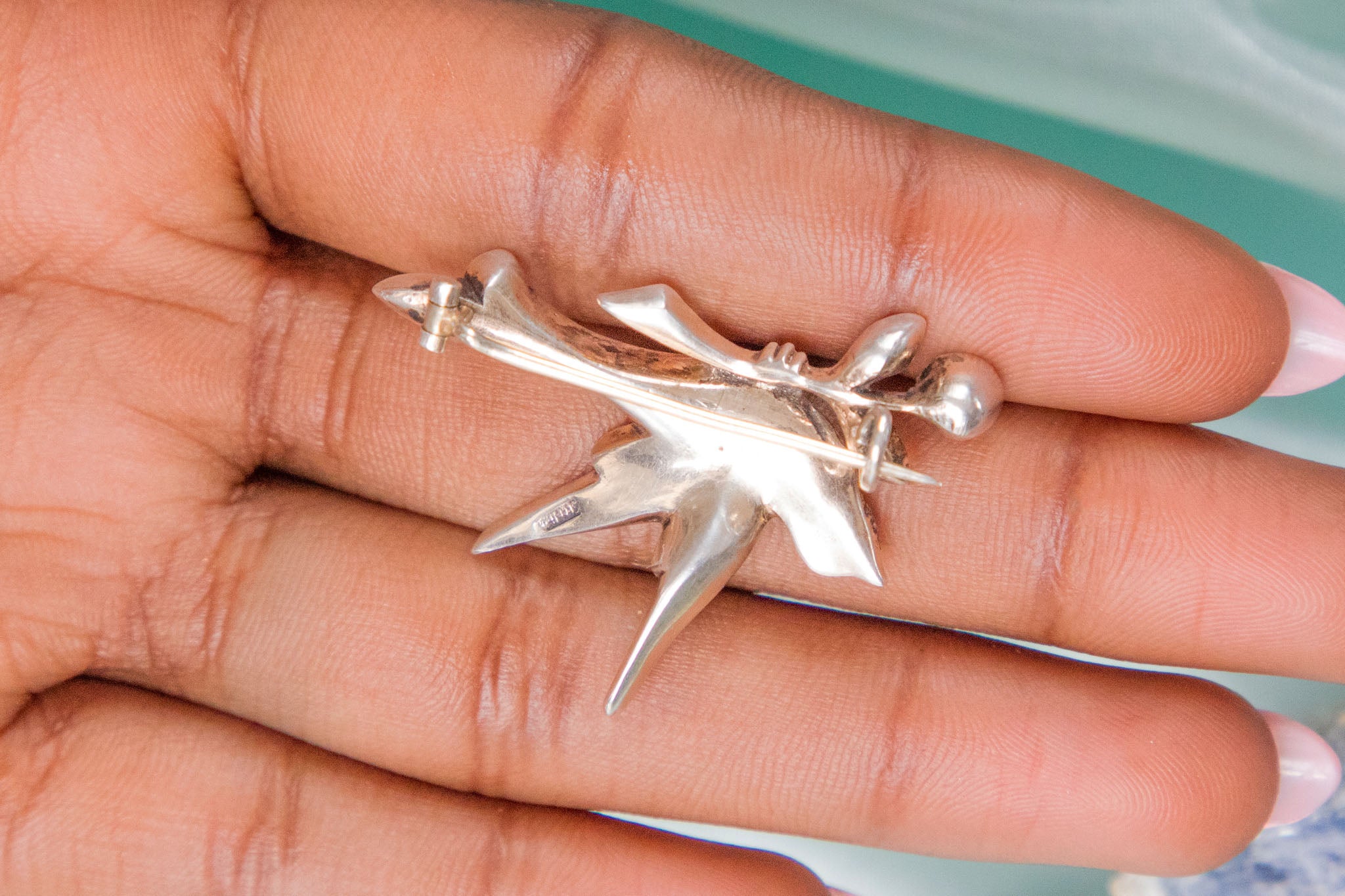 Antique Silver Paste Swallow Brooch – Lillicoco