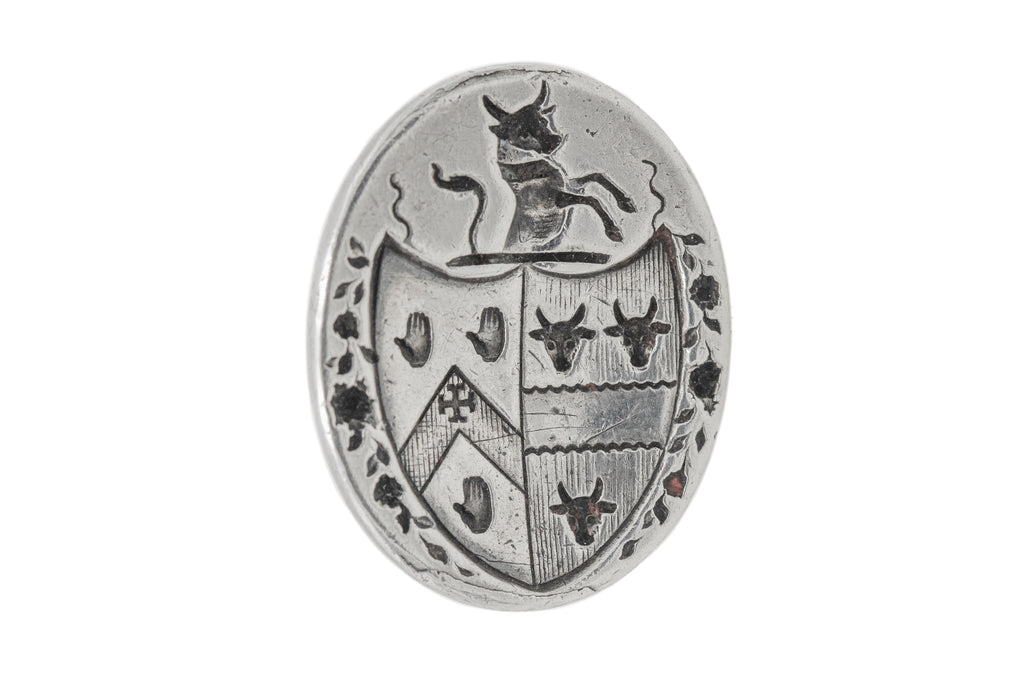 Georgian Solid Silver Seal Fob, Barker Brothers