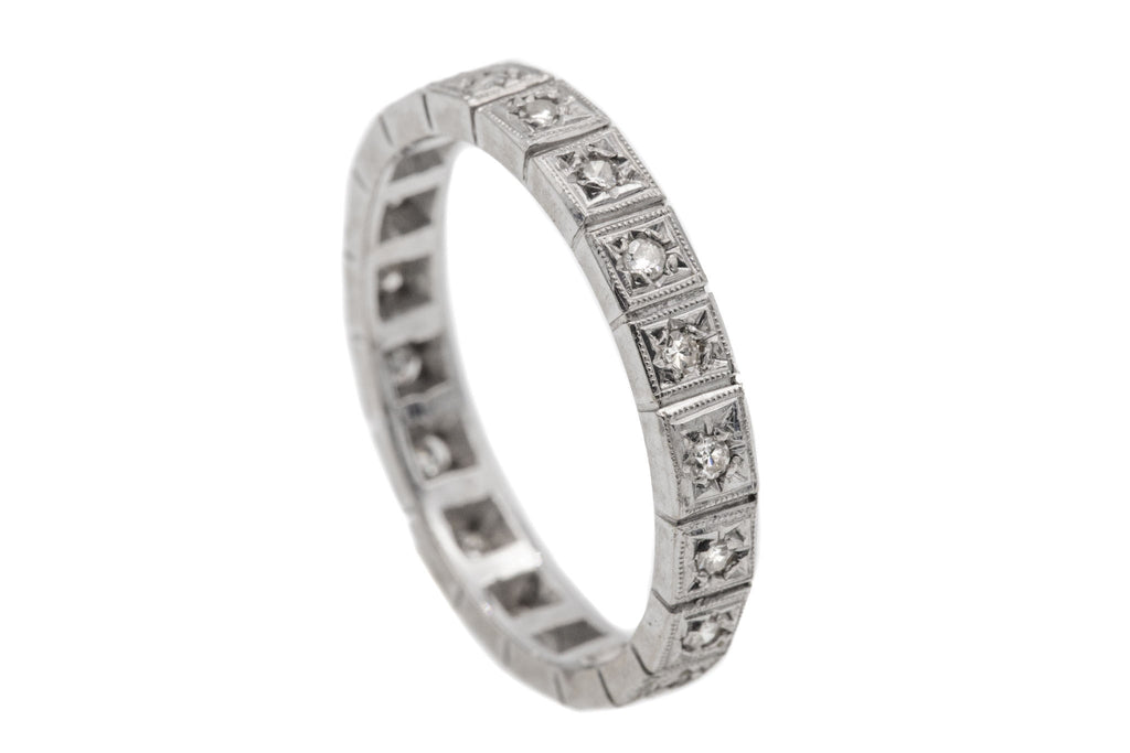 18ct White Gold Diamond Eternity Ring, 0.20ct