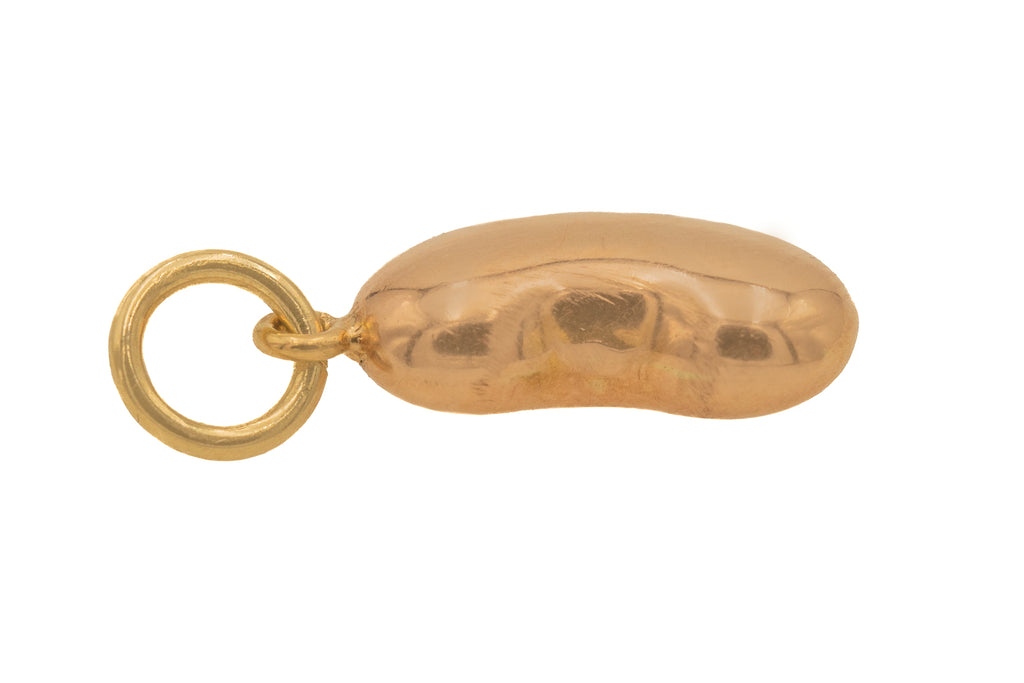 Antique 9ct Gold "Lucky Bean" Pendant