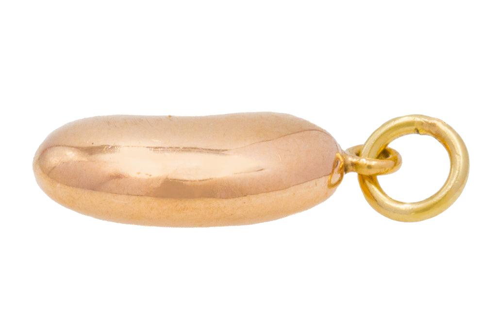 9ct Gold "Lucky Bean" Charm Pendant