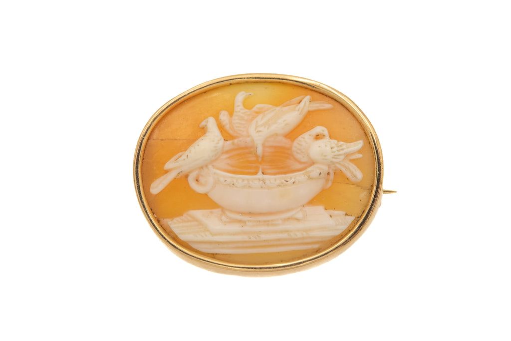 Antique 15ct Gold Cameo Brooch