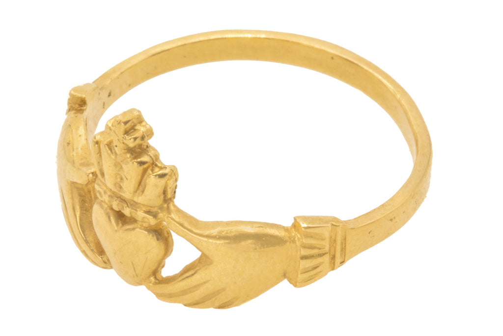 Irish 9ct Gold Claddagh Heart Ring