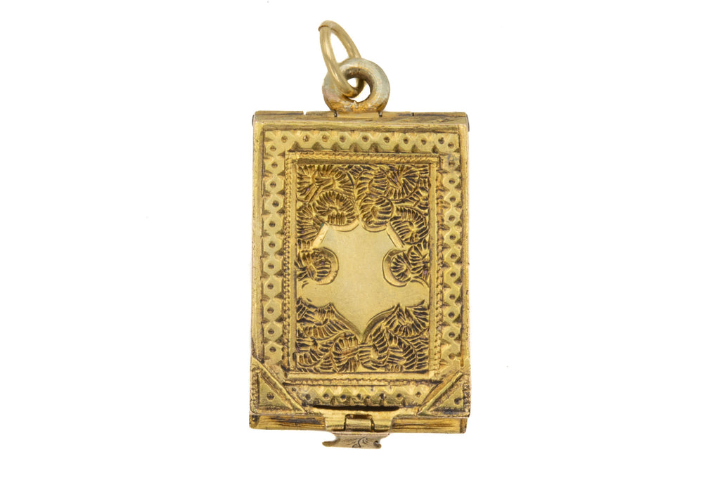Victorian 15ct Gold "Book" Locket