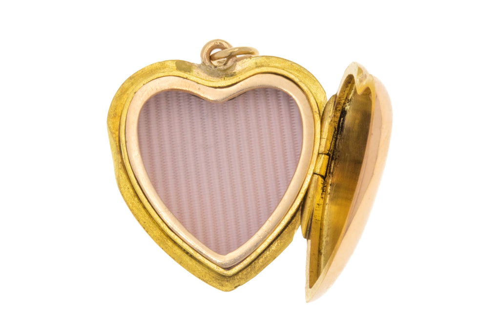 Antique 15ct Gold Heart Locket