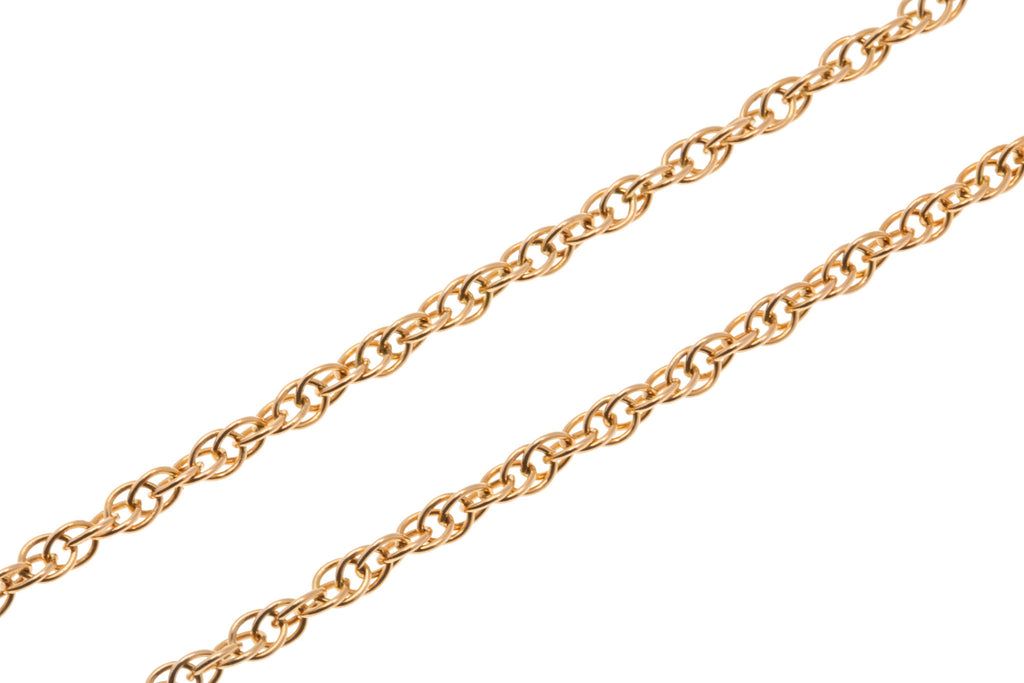 22" 9ct Rose Gold Prince of Wales Chain, 7.7g