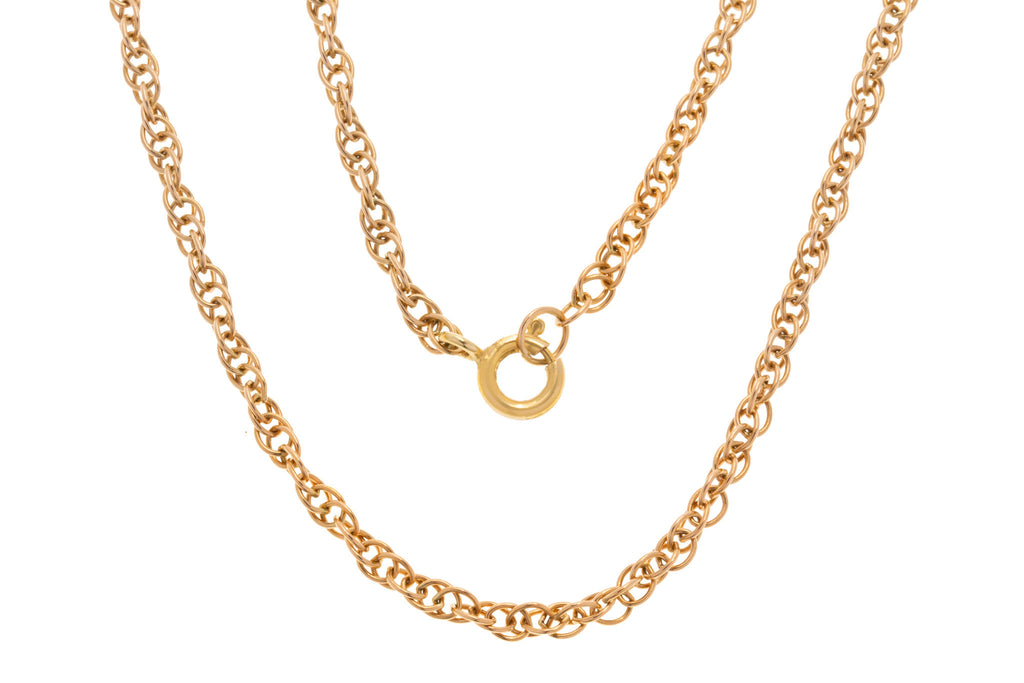 22" 9ct Rose Gold Prince of Wales Chain, 7.7g